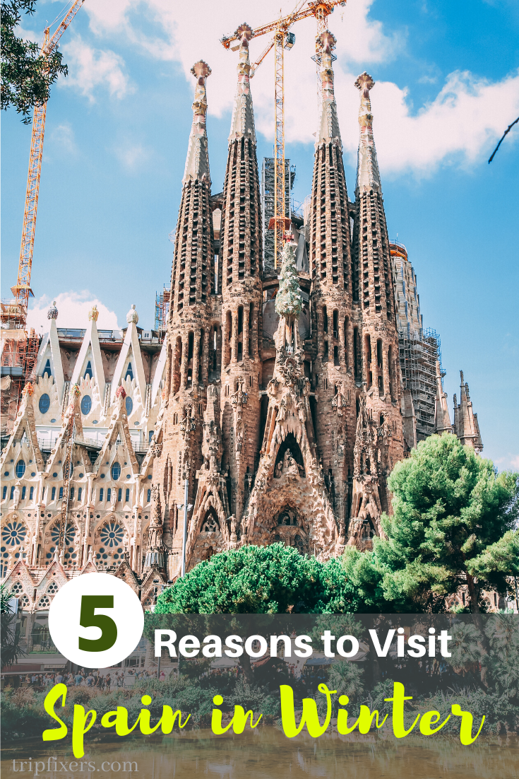 Visit Spain in the winter . Not only will you save money (always a major plus) but you’ll have more of a “local” experience by avoiding the crowds and enjoying the beautiful weather. - Tripfixers.com