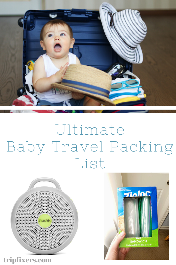 ultimate baby travel packing list