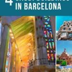 TripFixers.com - These four Gaudi buildings in Barcelona are some of the best to see in the entire city. They are beautiful and some of the most popular tourist destinations in Spain. #spain travel