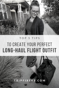 Long Haul Flight Tips + My Go-To Travel Outfit for Red Eyes - wit