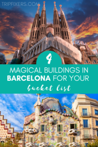 TripFixers.com - These four Gaudi buildings in Barcelona are some of the best to see in the entire city. They are beautiful and some of the most popular tourist destinations in Spain. #spaintravel