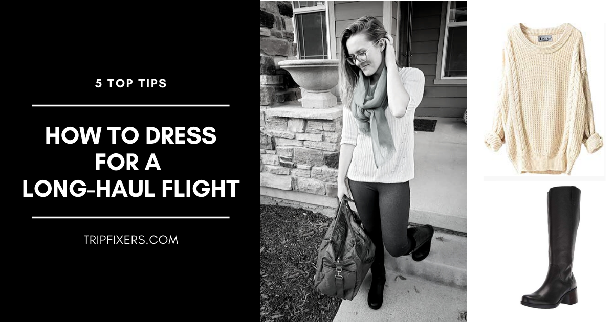 Long Haul Flight Tips + My Go-To Travel Outfit for Red Eyes - wit