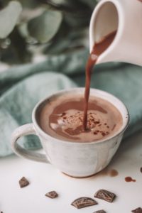 hot chocolate is perfect in paris in the winter