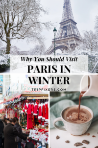 Paris in winter is great because it's cheaper to visit and there're less crowds. The holidays are special and a European Christmas is especially great in Paris. You'll love the unique things to see, eat and do this time of year!