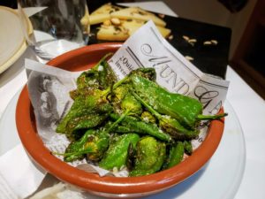 padron peppers tapa