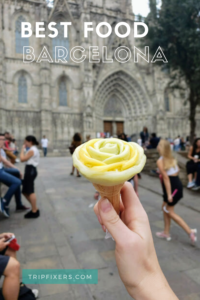 Foods to try in Barcelona Spain - TripFixers.com - These are the most iconic and delicious foods any traveler to Barcelona (or most of Spain!) should be sure to try. What to eat in Barcelona and what restaurants to get it! #spaintravel #foodietravel #spainfood #barcelonatravel #barcelona #barcelonafood
