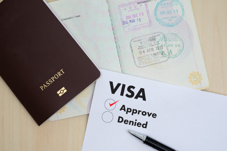 applying for visa before traveling to a new country