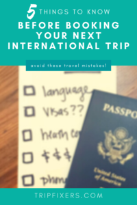 5 things to know before traveling to a new country - TripFixers.com - These are the most important things for you to research before heading out on your next international vacation, especially for the first time! If you follow this checklist you will be more prepared, safer and save money and time on your next trip! Whenever you travel to a new country for the first time, there are going to be more cultural differences than you'll expect, while many don't really matter (and can be fun!) some are VERY important #internationaltravel #travelmistakes